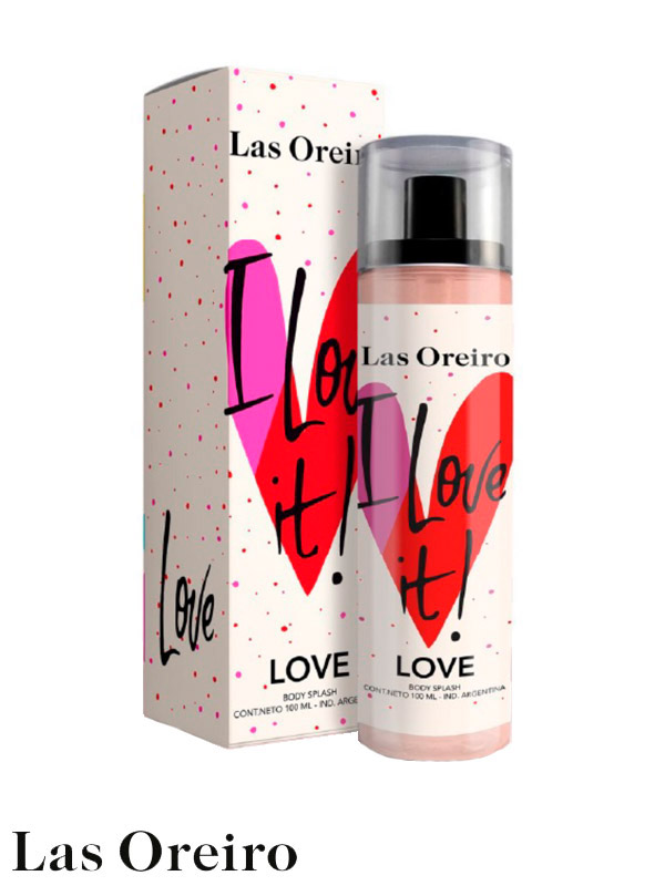 BODY SPLASH LAS OREIRO LOVE 100ML