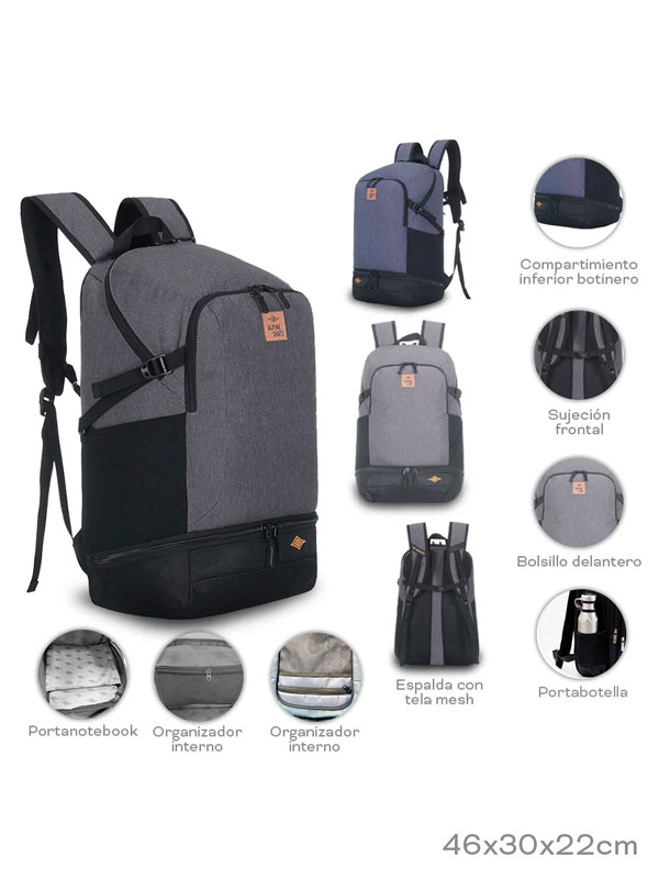 MOCHILA PORTANOTEBOOK ALPINE SKATE