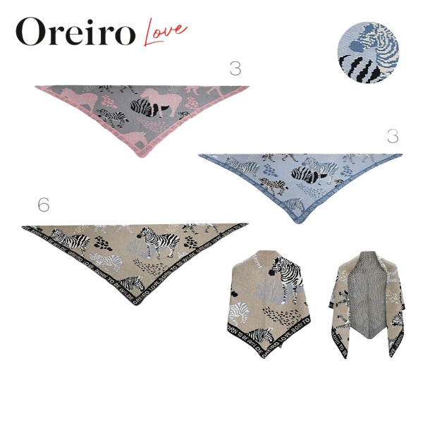 BUFANDA TRIANGULAR OREIRO LOVE