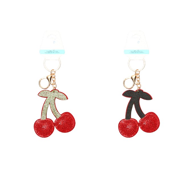 LLAVERO CEREZA  VELVET