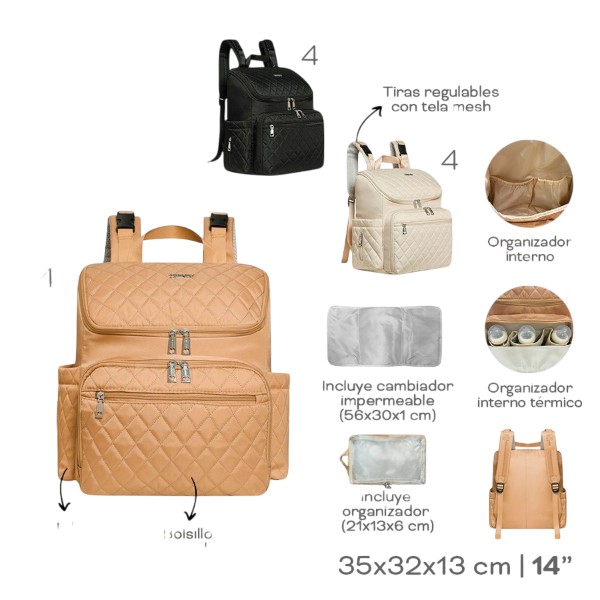 MOCHILA MATERNAL TRENDY